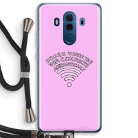 Home Is Where The Wifi Is: Huawei Mate 10 Pro Transparant Hoesje met koord