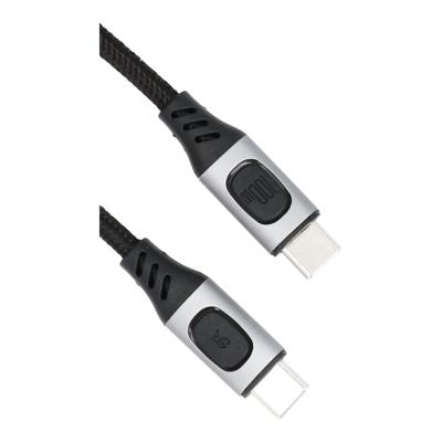 Yanec usb-c naar usb-c laad- en datakabel 1m nylon (100w)