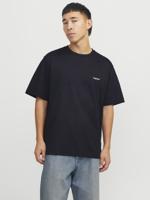 Jack & Jones Jorparos Easter Sketch Tee Ss Crew N Ln Print T-shirts Black Yellow Clam
