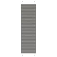 VidaXL Plissé rolgordijn 60x200 cm stofbreedte 59,4 cm antraciet