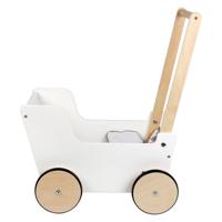 Small Foot - houten duwpoppenwagen little button