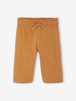 Ruime babybroek karamel