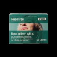 NasoFree nasaal spoelzout 6.5 g xylitol 30 Stuks
