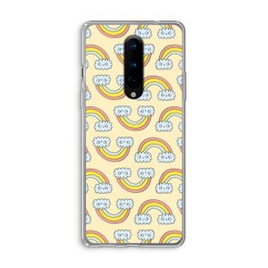Regenboog: OnePlus 8 Transparant Hoesje