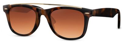 CWI zonnebril wayfarer unisex cat. 2 bruin