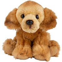 Pluche Golden Retriever Knuffel - hond - 13 cm - knuffelbeesten - honden / dieren knuffels