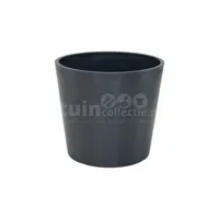 Bloempot Ecostone Zwart Ø24cm