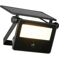 LED Tuinverlichting - Trion Ciro - Wandlamp Buitenlamp - 1 Lichtpunt van 10 Watt - Aanpasbare Lichtkleur - Bewegingssensor - Aanraakfunctie - IP54 - Mat Zwart - Aluminium