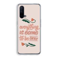Optimistic flower girl: OnePlus Nord CE 5G Transparant Hoesje