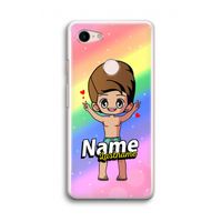 Chibi Maker man: Google Pixel 3 Transparant Hoesje