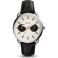 Horlogeband Fossil ES3953 Leder Zwart 16mm Horlogeband Fossil ES3953 Leder Zwart 16mm