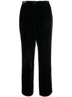 Valentino Garavani Pre-Owned pantalon droit en velours (années 1980) - Vert - thumbnail