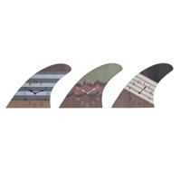 Muurklok DKD Home Decor Branding Multicolour Hout MDF Mediterrane (30 x 4,5 x 43 cm) (3 Stuks)