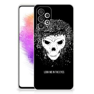 Silicone Back Case Samsung Galaxy A73 5G Skull Hair