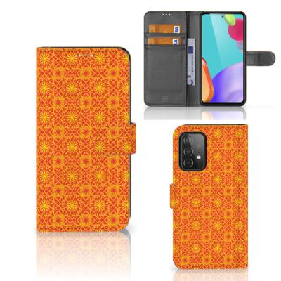 Samsung Galaxy A52 | Telefoon Hoesje | Batik Oranje