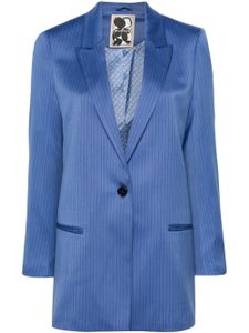 MUNTHE blazer Lussima à simple boutonnage - Bleu