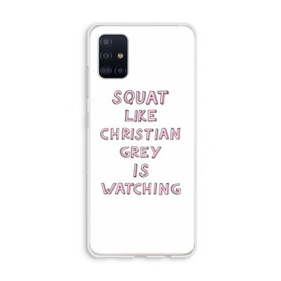 Christian Grey: Galaxy A51 4G Transparant Hoesje