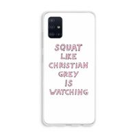 Christian Grey: Galaxy A51 4G Transparant Hoesje
