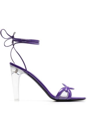 Valentino Garavani sandales Chain 1967 en cuir 110 mm - Violet