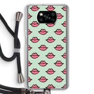 Lipjes: Xiaomi Poco X3 NFC Transparant Hoesje met koord