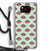 Lipjes: Xiaomi Poco X3 NFC Transparant Hoesje met koord