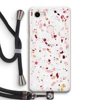 Terrazzo N°9: Pixel 3 Transparant Hoesje met koord