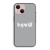 Topwijf Grijs Wit: iPhone 13 mini Biologisch afbreekbaar hoesje
