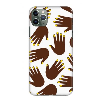 Hands dark: Volledig geprint iPhone 11 Pro Max Hoesje