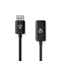 Nedis DisplayPort-Adapter | DisplayPort Male | HDMI™ Output | 8K@30Hz | Vernikkeld | Recht | 0.20 m | Rond | TPE | PVC | Zwart | Doos - CCGB37108BK02