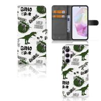 Telefoonhoesje | Met pasjeshouder | voor Samsung Galaxy A35 Dinosaurus