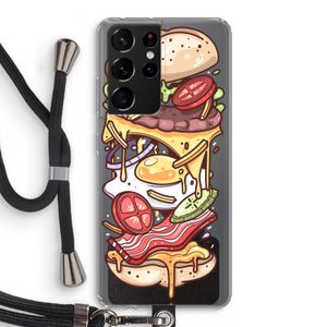 Diet Coke Please: Samsung Galaxy S21 Ultra Transparant Hoesje met koord