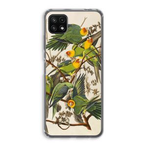 Carolinaparkiet: Samsung Galaxy A22 5G Transparant Hoesje