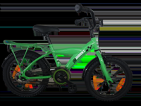 Bikefun Kinderfiets boost 16 inch met remnaaf - groen