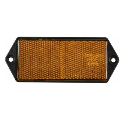 Benson Reflector - oranje - rechthoek - schroefbevestiging - 100 x 45 mm