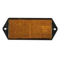 Benson Reflector - oranje - rechthoek - schroefbevestiging - 100 x 45 mm