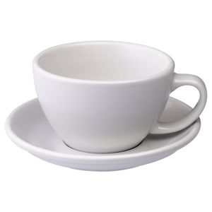 Loveramics egg café latte tas en ondertas (300ml) wit