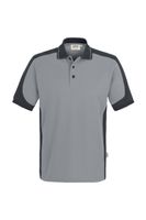 Hakro 839 Polo shirt Contrast MIKRALINAR® - Titanium/Anthracite - 6XL