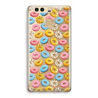 Pink donuts: Huawei P9 Transparant Hoesje