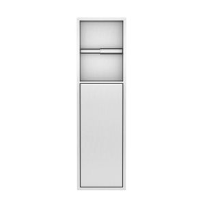 Toiletrolhouder Best Design Zione Inbouw 60x17x12 cm RVS