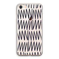 Marrakech Zigzag: iPhone 8 Transparant Hoesje