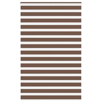 Zebra rolgordijn 150x200 cm stofbreedte 145,9cm polyester bruin