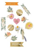 HEMA Stickers Wilde Bloemen 15 Stuks HEMA Stickers Wilde Bloemen 15 Stuks