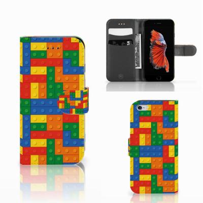 Apple iPhone 6 | 6s | Telefoon Hoesje | Blokken | Portemonnee hoesje