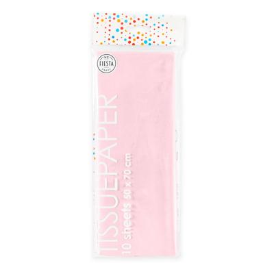 Globos Tissuepapier 10 vellen baby roze, 50x70cm