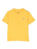 POLO RALPH LAUREN KIDS t-shirt en coton à logo Polo Pony - Jaune - thumbnail