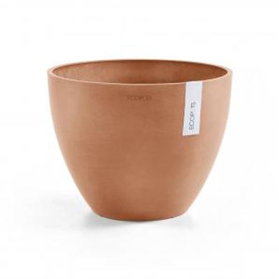 Ecopots Antwerp kunststof bloempot Terracotta - Ø 37,7 cm