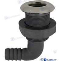 Pasacascos plástico GS30340 - PASACASCOS NYLON/INOX 90º 3/4""