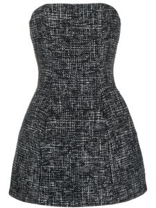 Giuseppe Di Morabito robe en tweed à coupe courte - Noir