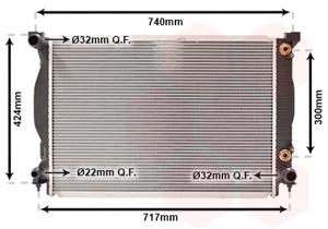 Van Wezel Radiateur 03002205