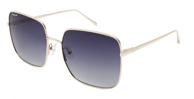 Polar zonnebril Bloom dames gepolariseerd goud/blauw Polar zonnebril Bloom dames gepolariseerd goud/blauw